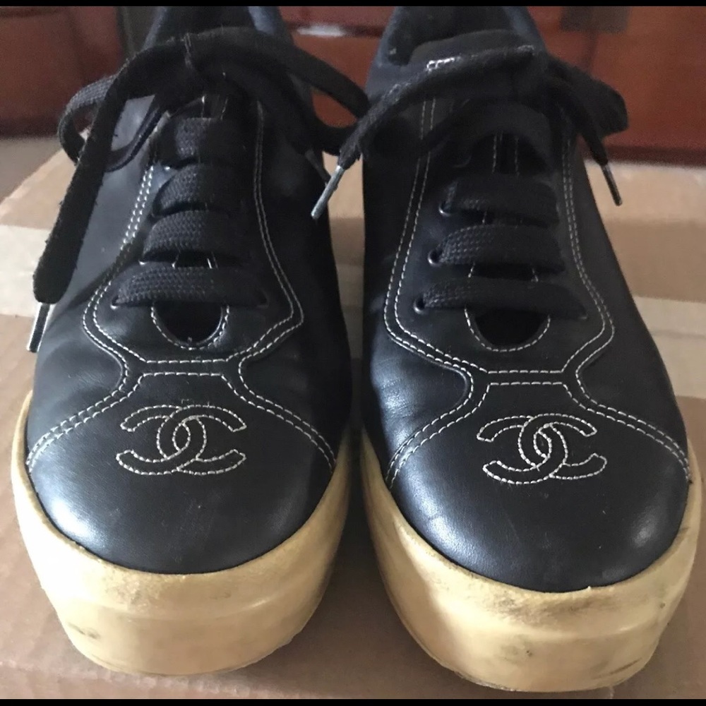 Vintage Authentic Chanel Sneaker - Size 40